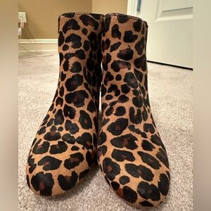 INC leopard print boots size 7.5
